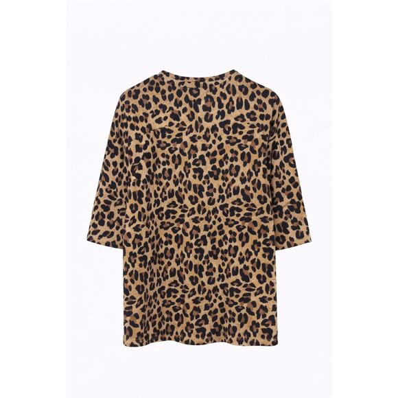 Harve Benard Sweaters - Harve Bernard Leopard Print Knit Sweater Size M Animal Print Streetwear Casual